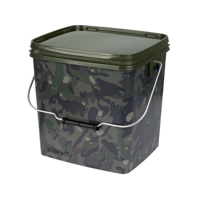 Trakker 13 Ltr Camo Square Container inc tray