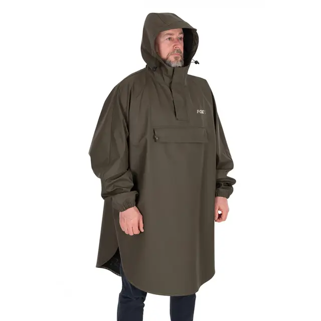 Fox Khaki Poncho One Size