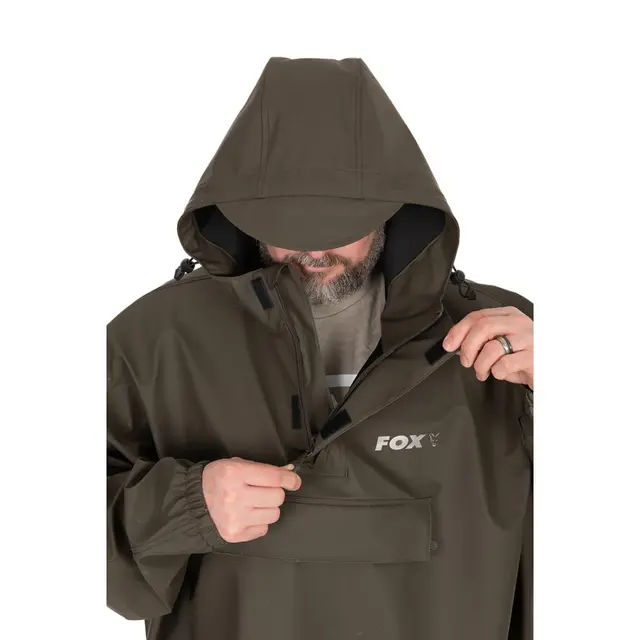 Fox Khaki Poncho One Size