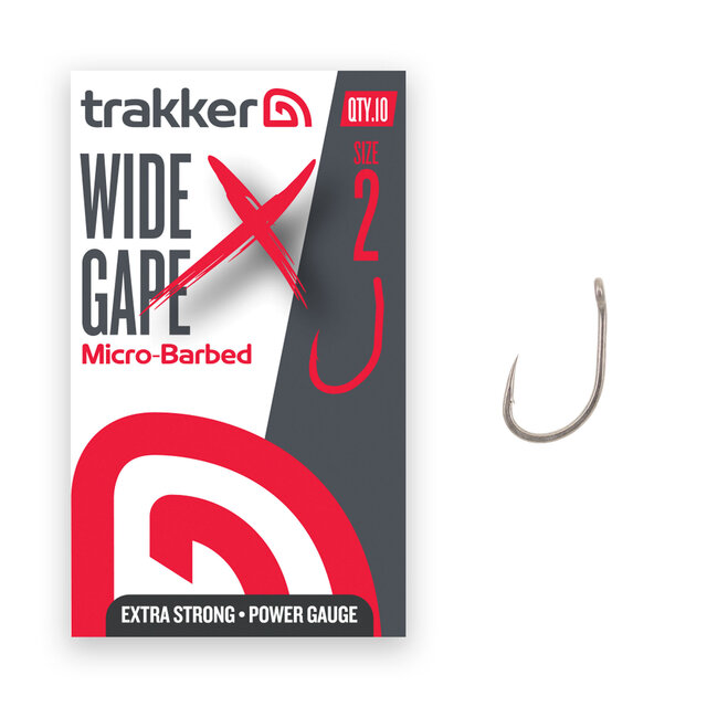 Anzuelos Trakker Wide Gape XS Micro con púas