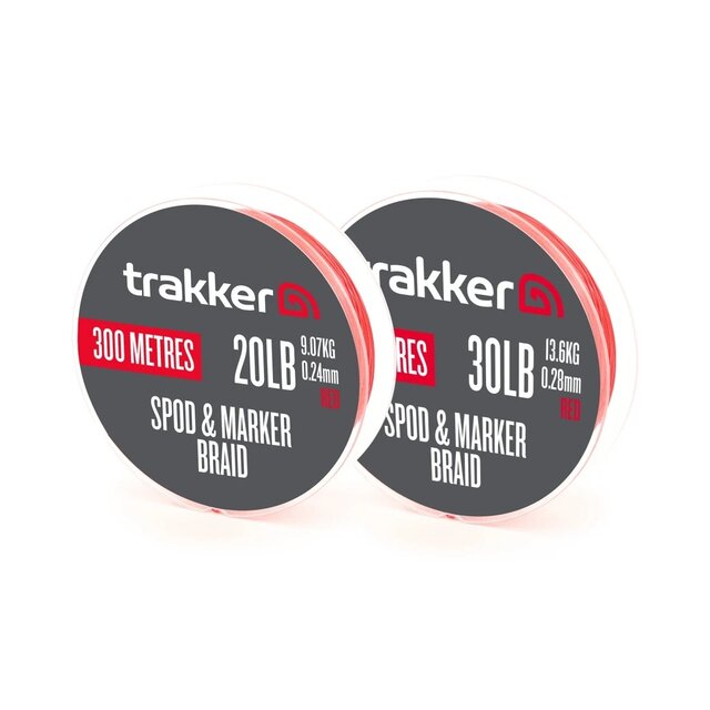 Trenza marcadora Trakker Spod roja - 0,24 mm - 300 m