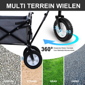 Packaway XL foldbar vogn grå 80 kg