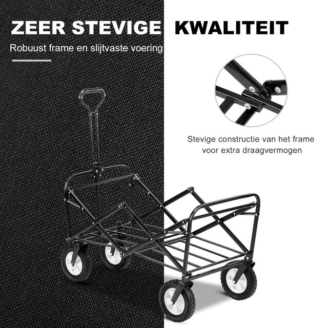 Packaway XL Foldable Wagon Taupe 80kg