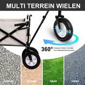 Packaway XL Opvouwbare Bolderkar Taupe 80kg