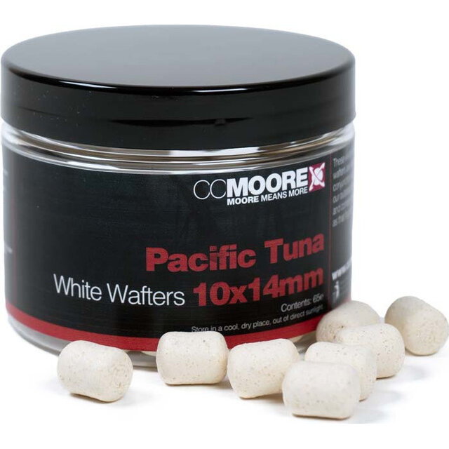 Pacific Tuna White Dumbell Wafters 10X14mm