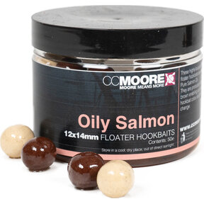 Oily Salmon Floater Hookbaits 12X14mm (50)