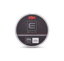Hilo trenzado Spomb E de 0,26 mm, 35 lb, 200 m, blanco