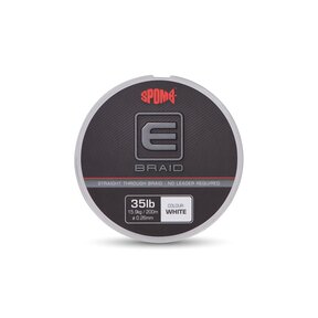 Spomb E Braid 0.26mm 35lb 200m White