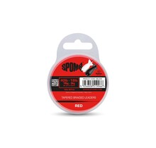 Koniske flettede forfang 3 stk. 40lb-18lb