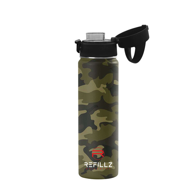 Camouflage verde e nero 650 ml