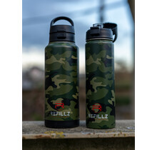 Camouflage verde e nero 650 ml