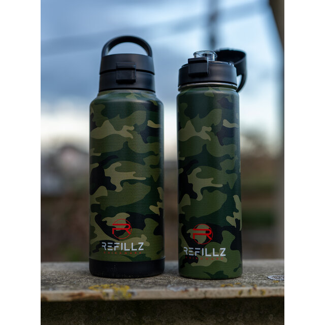Camuflaje verde y negro 650 ml