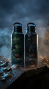Camuflaje verde y negro 1000 ml