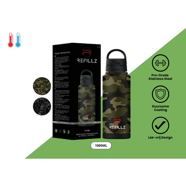 Camo Green & black 1000ml