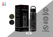 Camouflage grigio e nero 650 ml