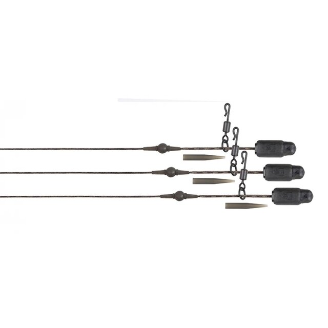 EDGES NATURALS HELI-CLIP RIGS SUMERGE 3 PIEZAS