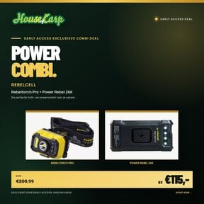 Rebelcell Power Combi Deal – Rebeltorch Pro + Power Rebel 26K