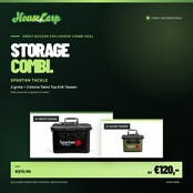 Spartan Tackle Storage Combi Deal – 4 bordposer i EVA-kvalitet