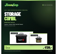 Spartan Tackle Storage Combi Deal – 4 Table Top EVA Tassen