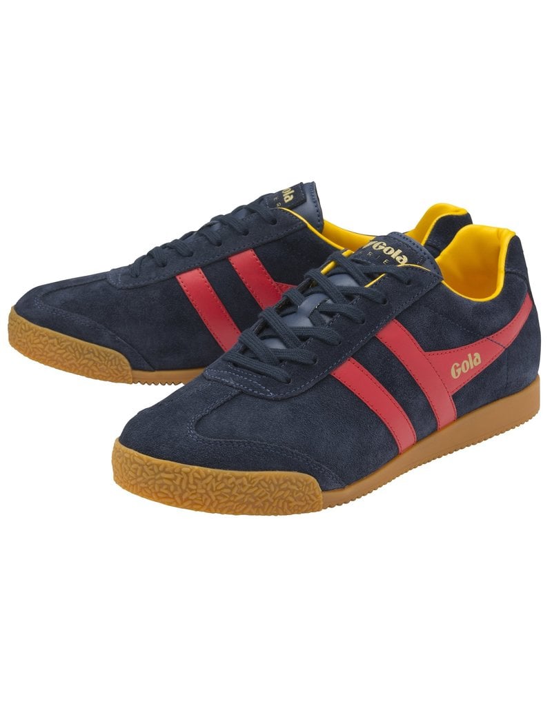 GOLA SHOES GOLA HARRIER SUEDE  NAVY RED SUN