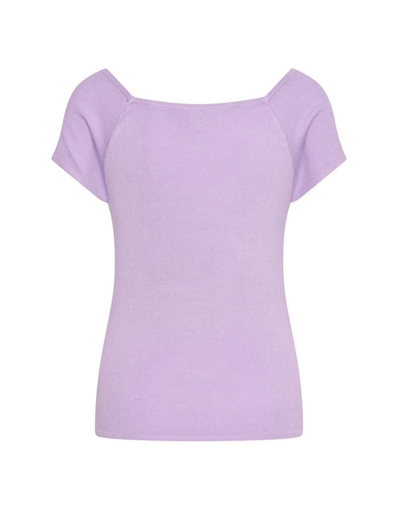 ZILCH ZILCH  TOP SHORT SLEEVE LILA