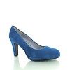 Basispump Capri, Suede Pumps Petrol