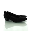 Como Scarpe, Suede Pumps Zwart