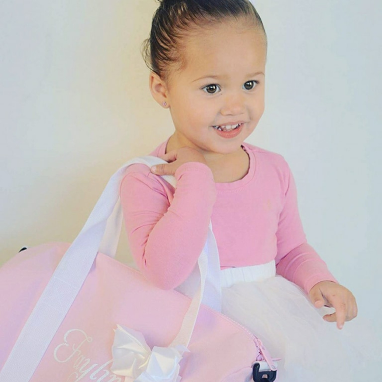 Glitz4kids Sport tas met naam | Roze