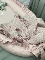 Glitz4kids Baby nestje luxury pink