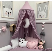 Lavendel klamboe met ruffles