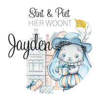 Raamsticker | Sinterklaas | Jongen