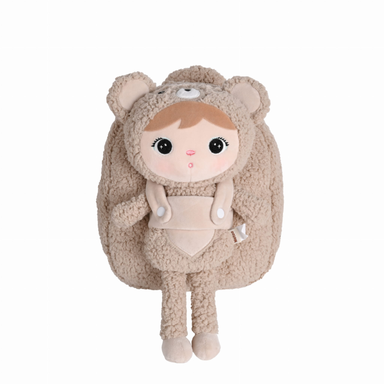 Glitz4kids Metoo teddy beige rugzak