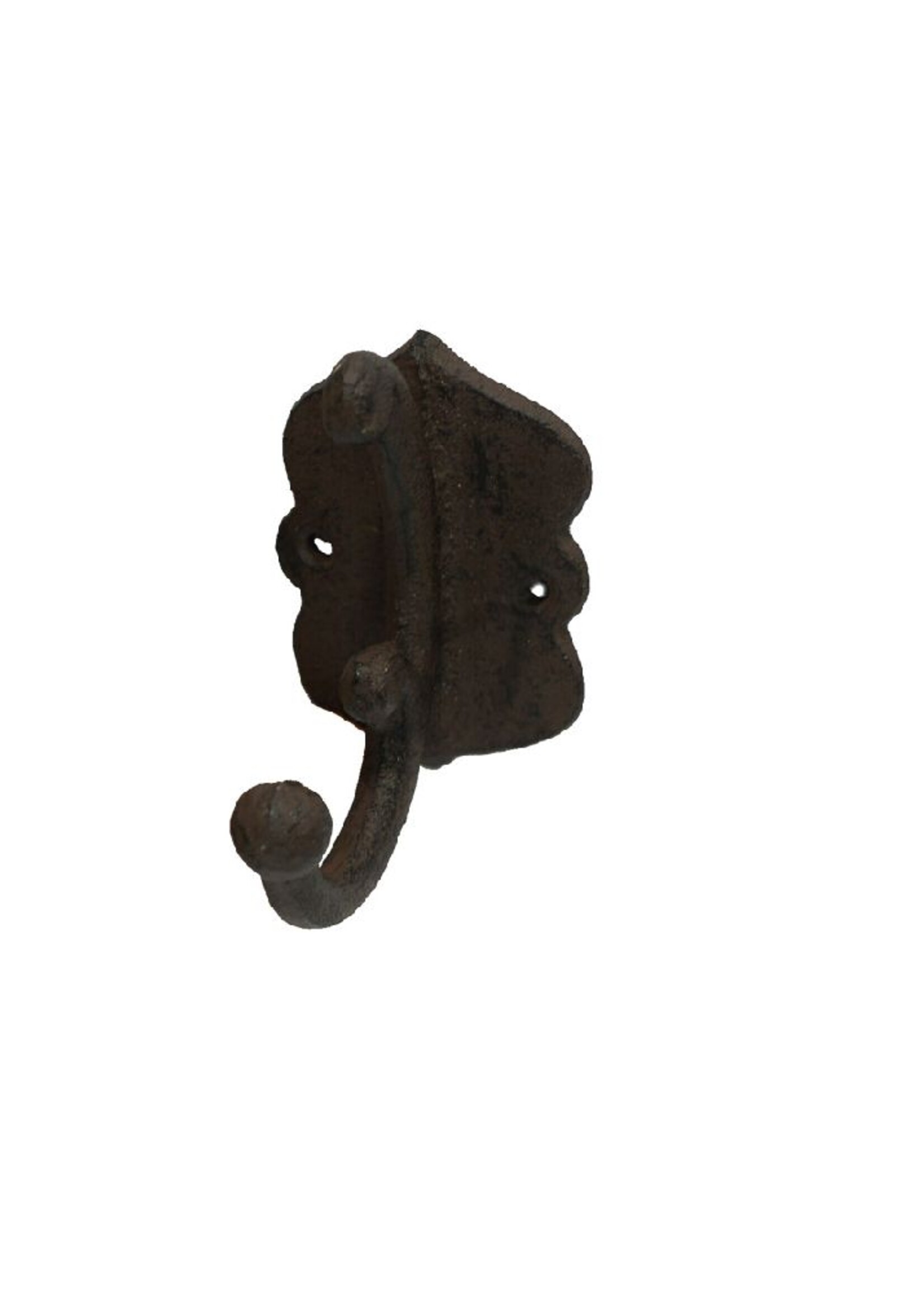 Wandhaken aus Gusseisen in Vintage-Rostfarben