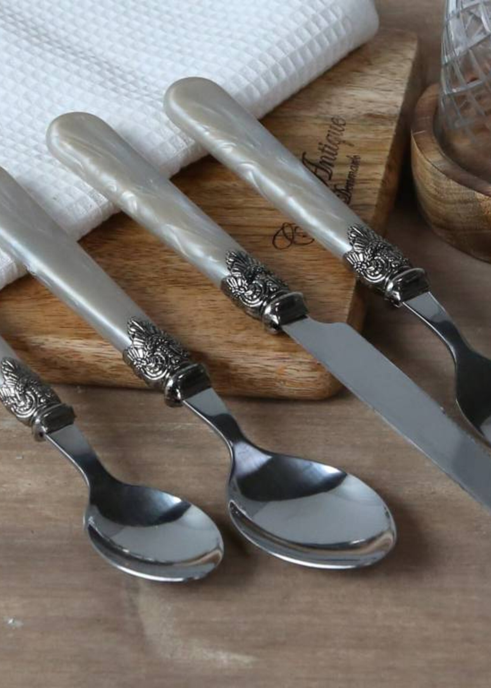 Chic Antique Besteck Set Vintage - antique champagne - Antik Look