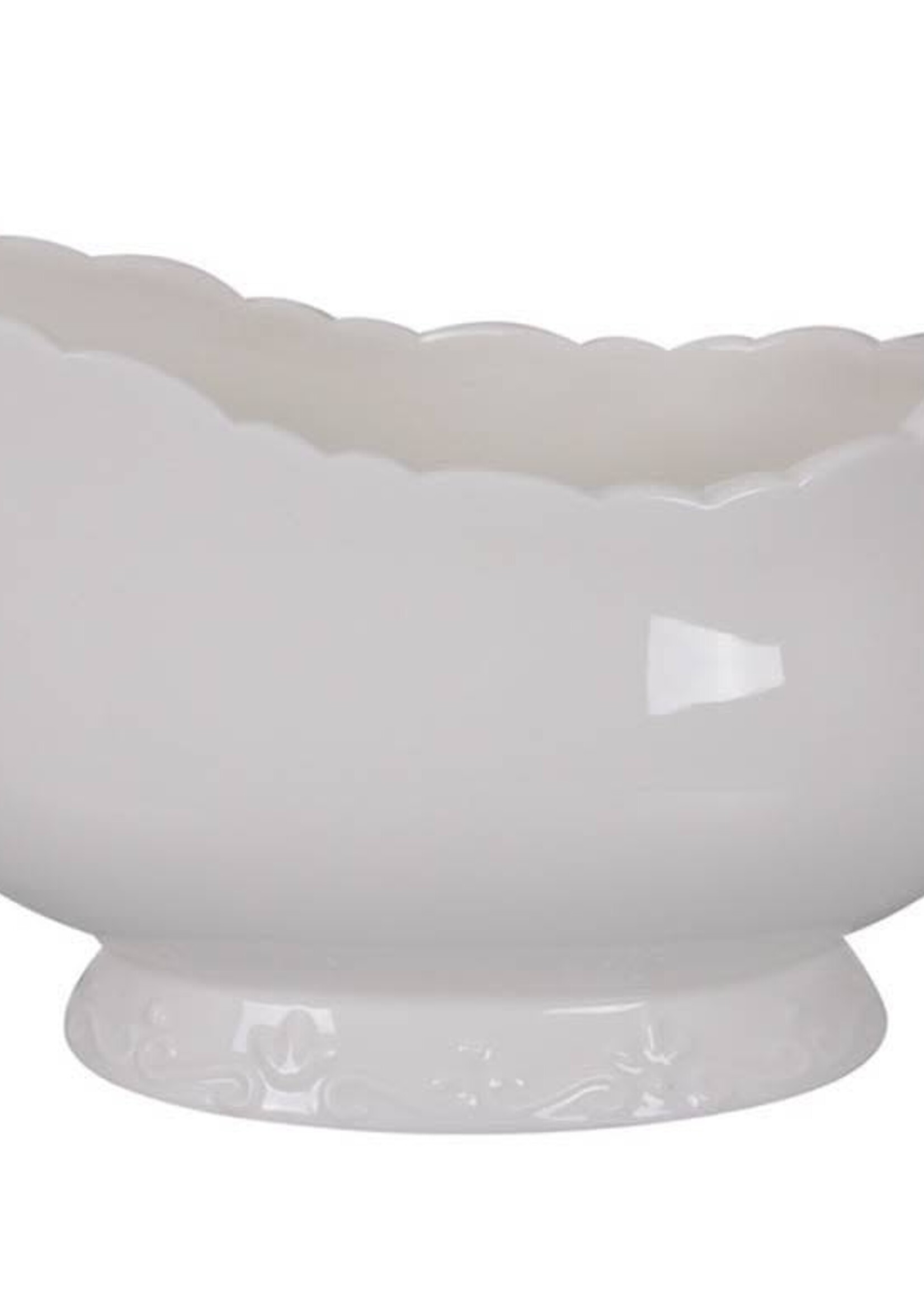 Chic Antique Sauciere Provence - 100% Porzellan Weiss