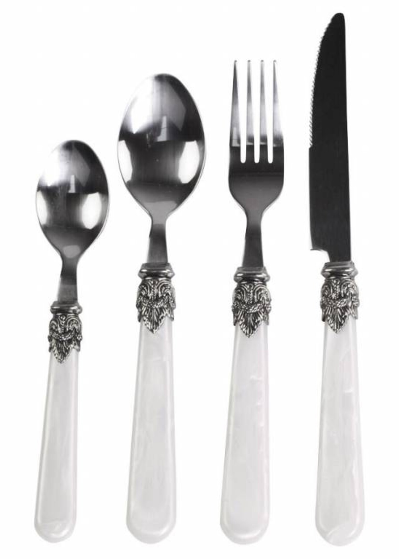 Chic Antique Besteck Set Vintage - antique perlmut - Antik Look