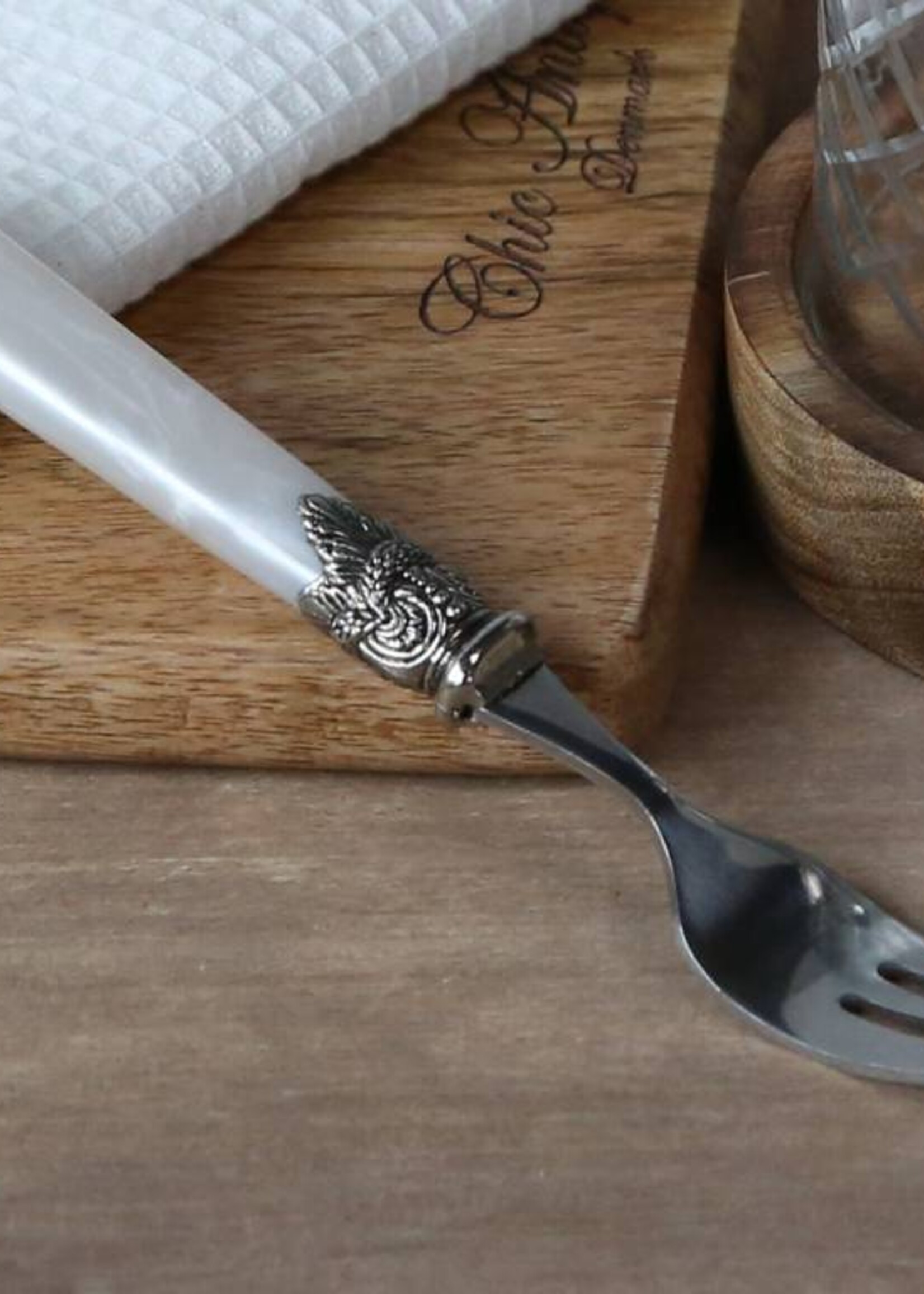 Chic Antique Kuchengabel Vintage - antique perlmut - Antik Look