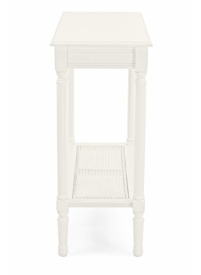Shabby Chic Wandkonsole Amabel mit Netzboden