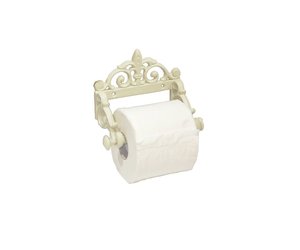 WC-Papierhalter im Shabby Chic in Weiss - Enchanté Concept - enchante.ch