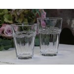 Chic Antique Trinkglas Antoinette mit Perlenkante - transparent