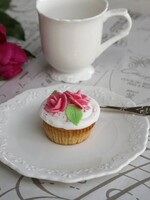 Chic Antique Dessertteller Provence - Porzellan weiss