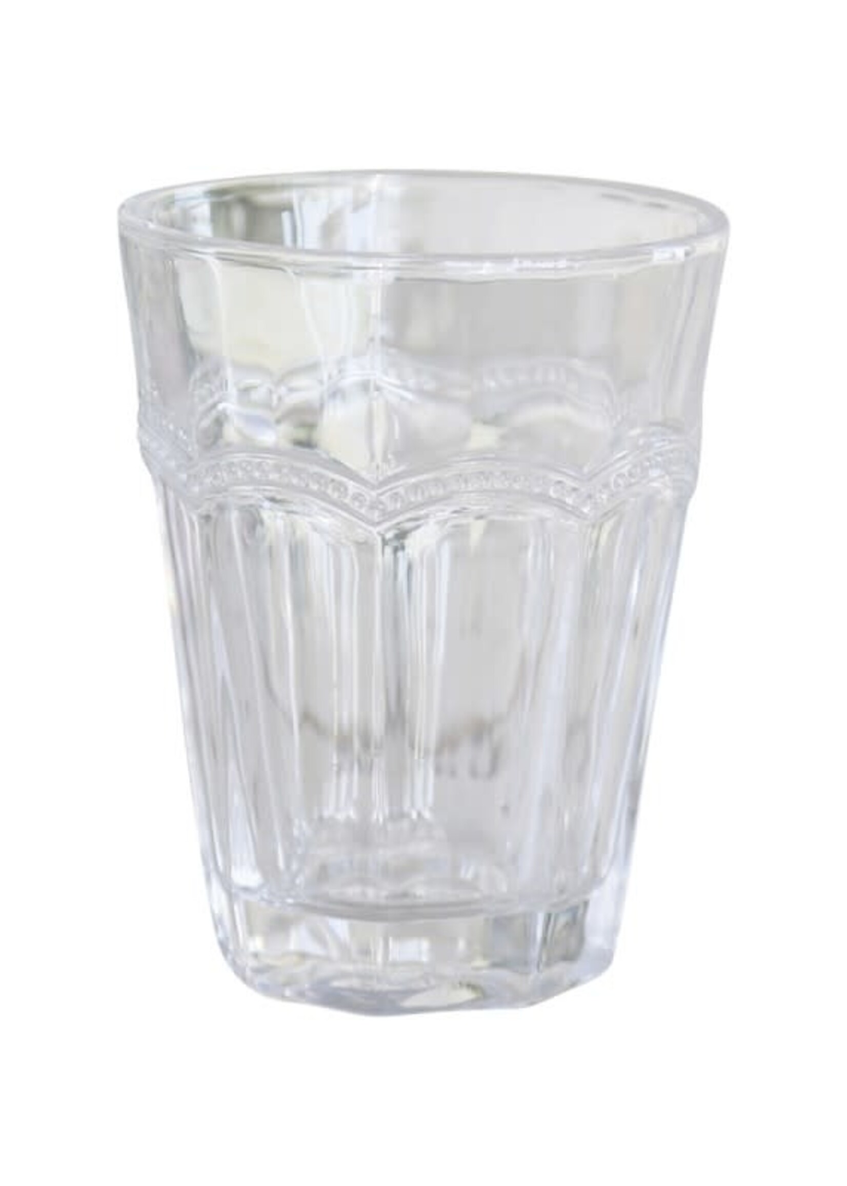 Chic Antique Trinkglas Antoinette mit Perlenkante - H11 - transparent