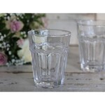 Chic Antique Trinkglas Antoinette mit Perlenkante - H11 - transparent