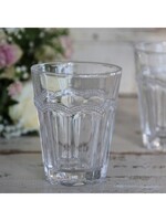 Chic Antique Trinkglas Antoinette mit Perlenkante - H11 - transparent