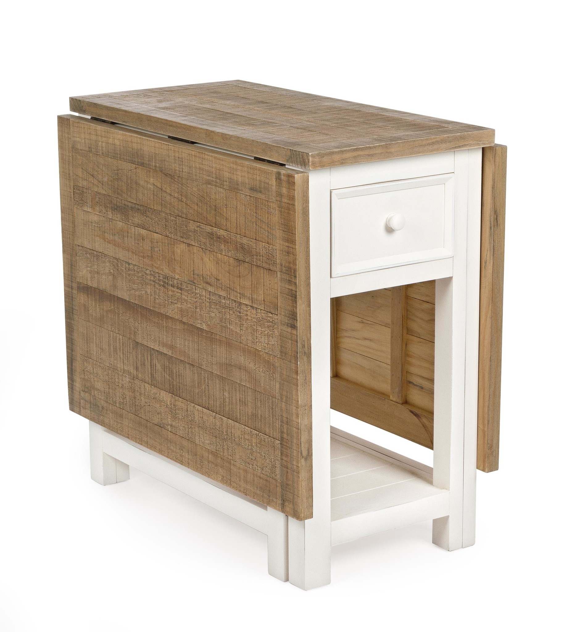 Küchentisch faltbar Tinnum | Landhausmöbel - Cremeweiss - Enchanté