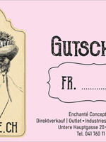 Enchanté Gutschein - Geschenkgutschein für Damen (50.- bis 200.-)