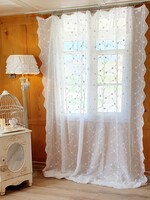 Vorhang "Rose" Weiss - 200x250cm