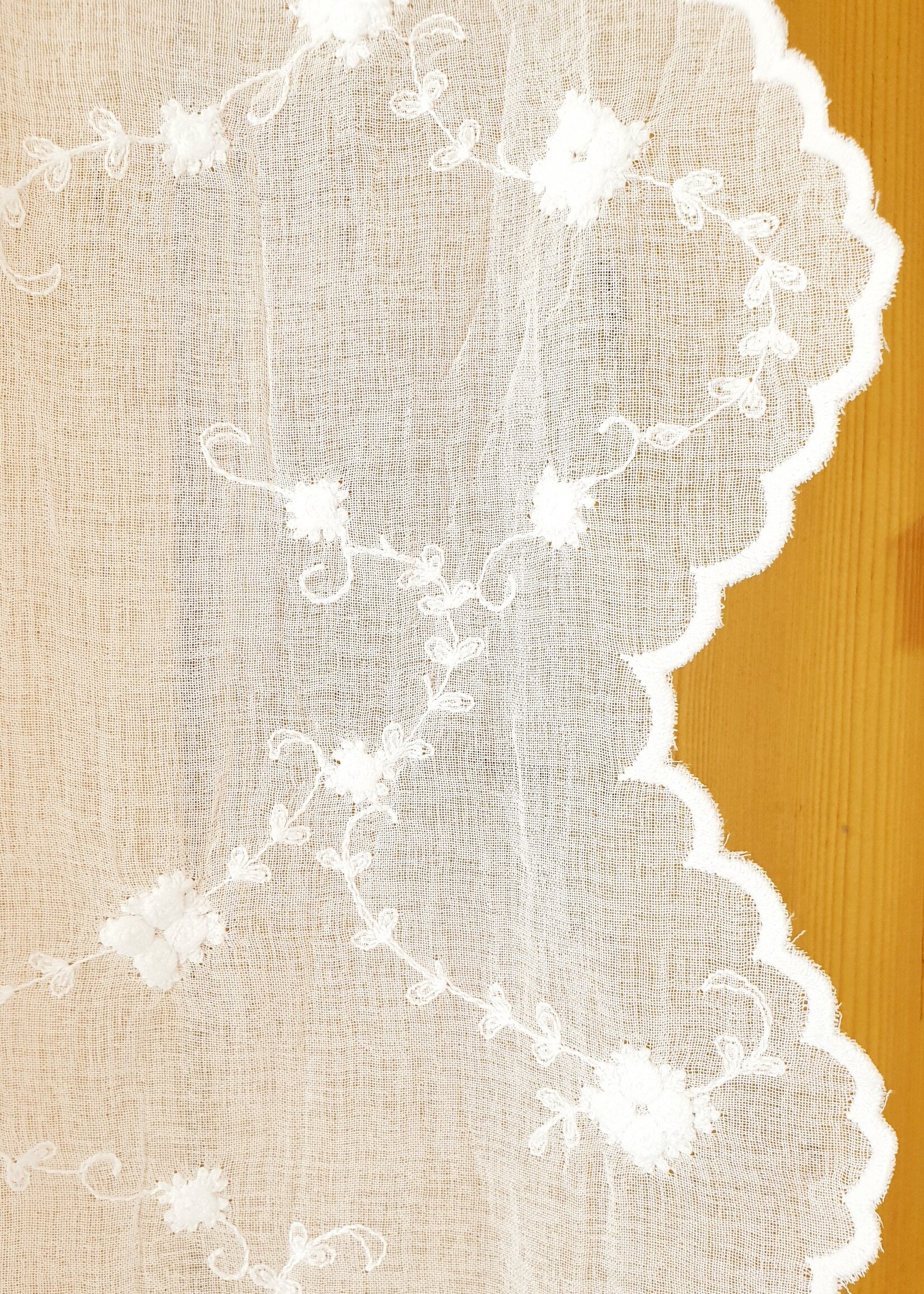 Vorhang "Rose" Weiss - 200x250cm