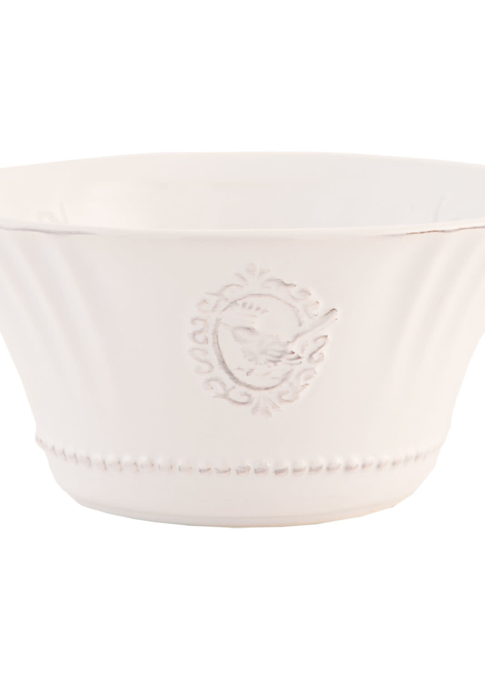 Clayre & Eef Schale mittel Provence - Heart - Weiss