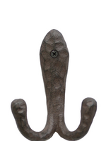 Enchanté Garderobenhaken aus Gusseisen in Schmiedeoptik